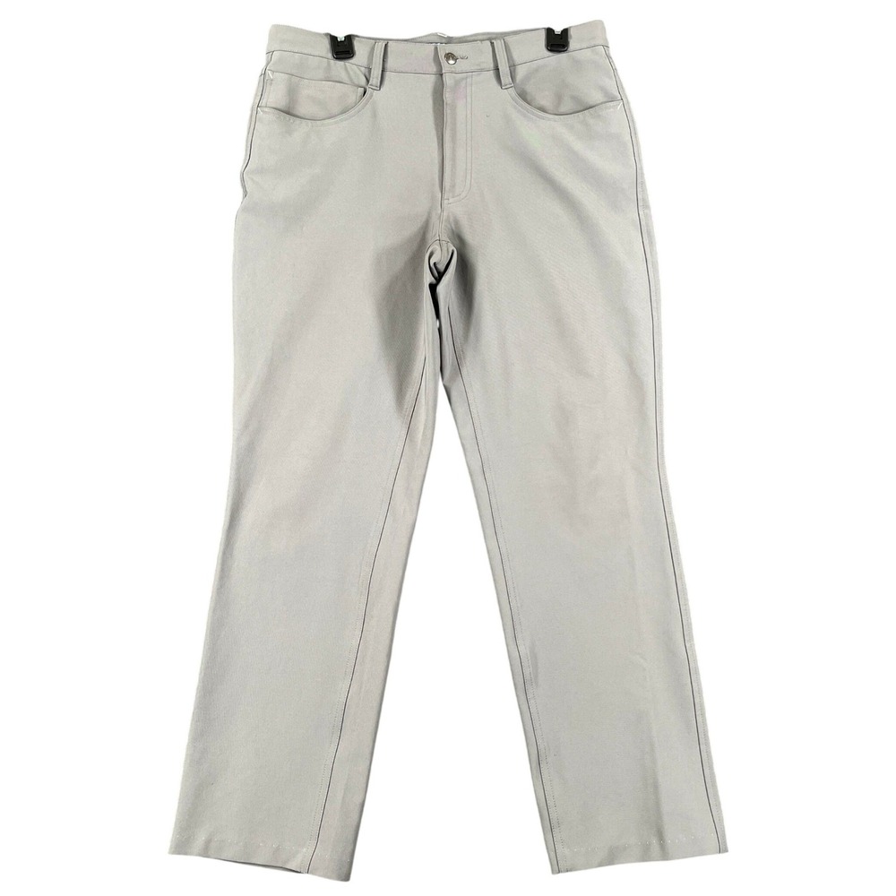 FootJoy Athletic Fit Golf Pants Men 32x29 Gray Performance Stretch Golfing